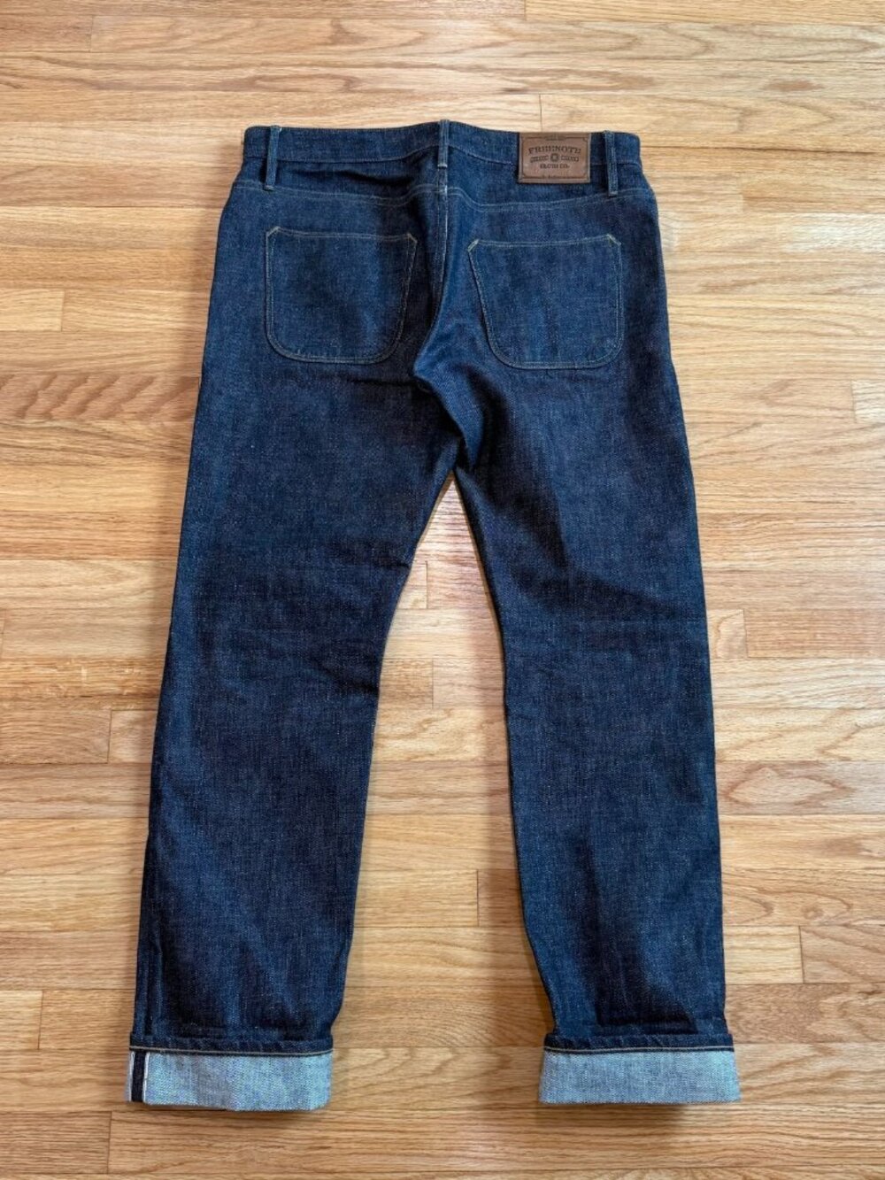 Freenote Cloth Avila Slim Taper 14.50z Kaihara Selvedge Raw Denim 34/32 - Picture 3 of 12